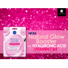 NIVEA NATURAL GLOW BOOSTER SHEET MASK WITH HYALURONIC ACID + VITAMIN C & E FOR ALL SKIN TYPES 1 SHEET